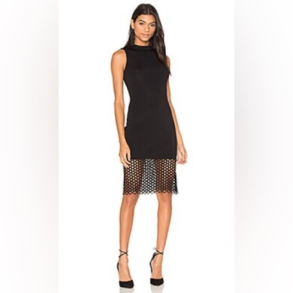 REVOLVE | Daria Midi Dress in Caviar John & Jenn - Picture 1 of 7